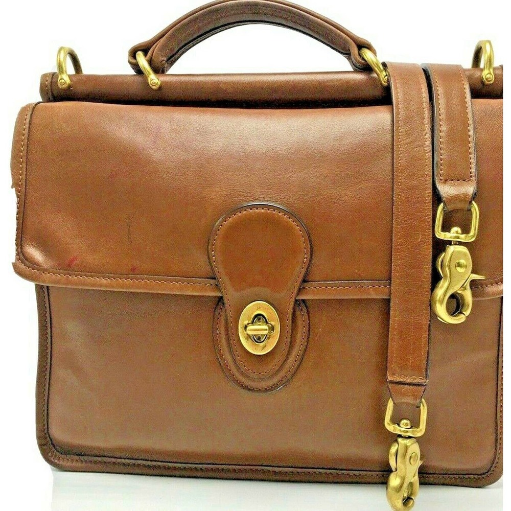 Vintage COACH Willis 9927 Brown Leather Bag